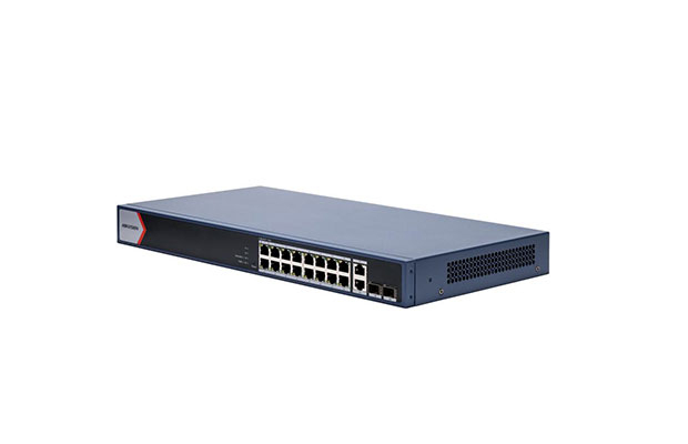 Hikvision DS-3E1520P-EI/M 16-Port Gigabit Smart-Managed PoE Switch with 4 Gigabit Uplinks