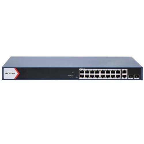 Hikvision DS-3E1520P-EI/M 16-Port Gigabit Smart-Managed PoE Switch with 4 Gigabit Uplinks