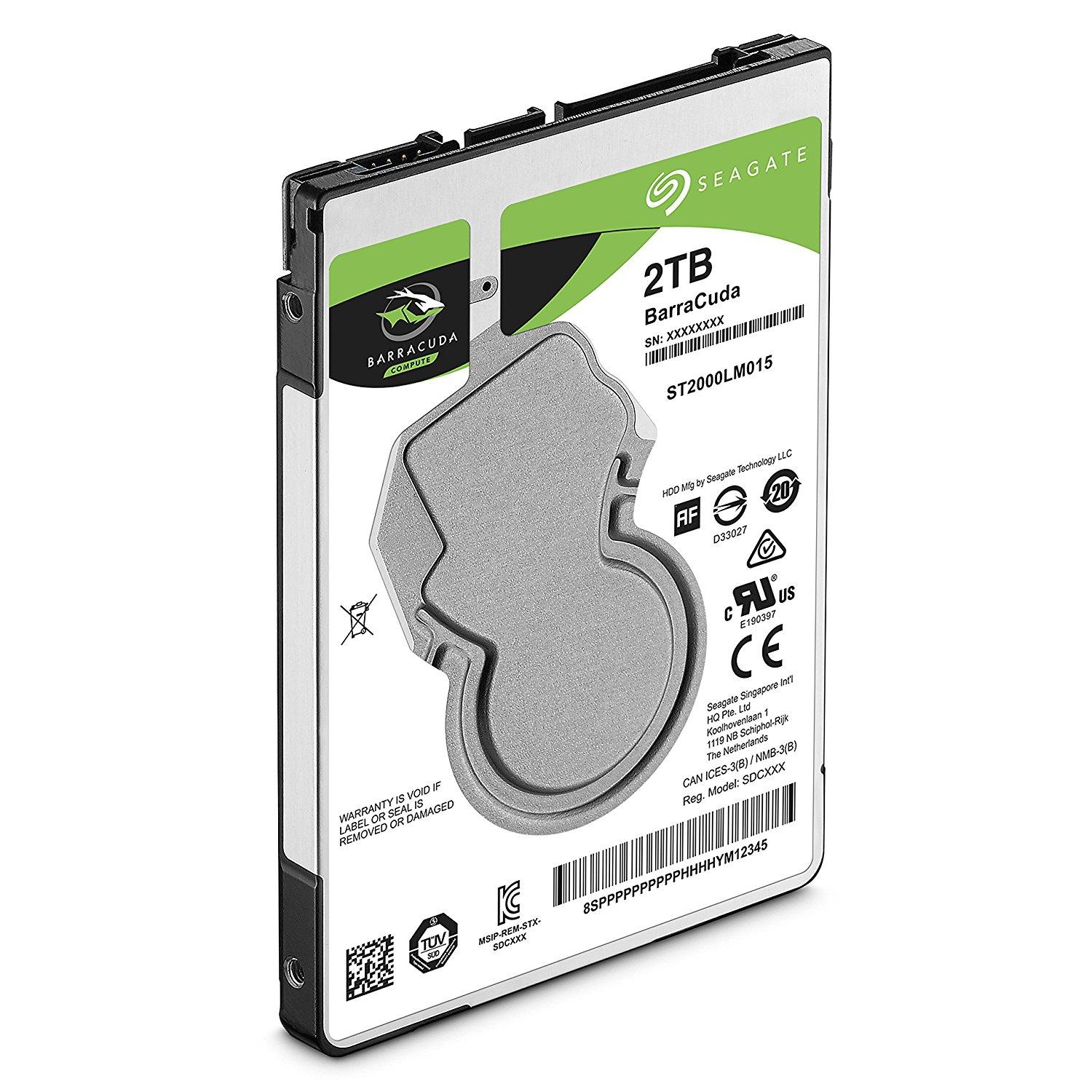 2TB Laptop Internal Hard Disk Drive (HDD) – 2.5-Inch SATA Storage